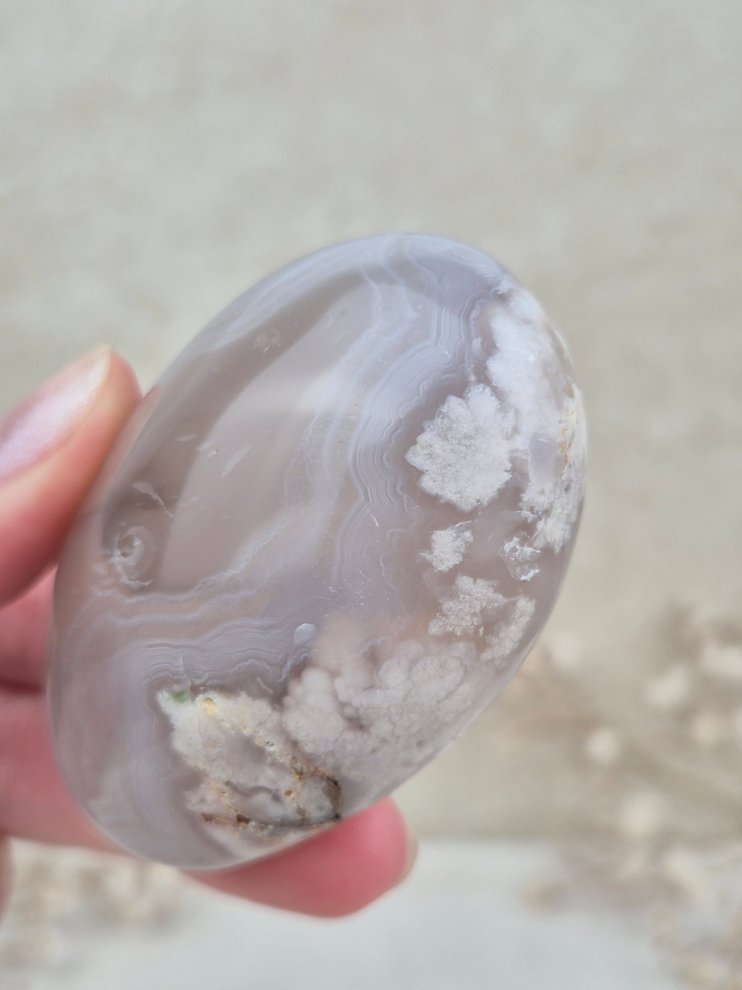 Kirschblüten Chalcedon Handstein (4)