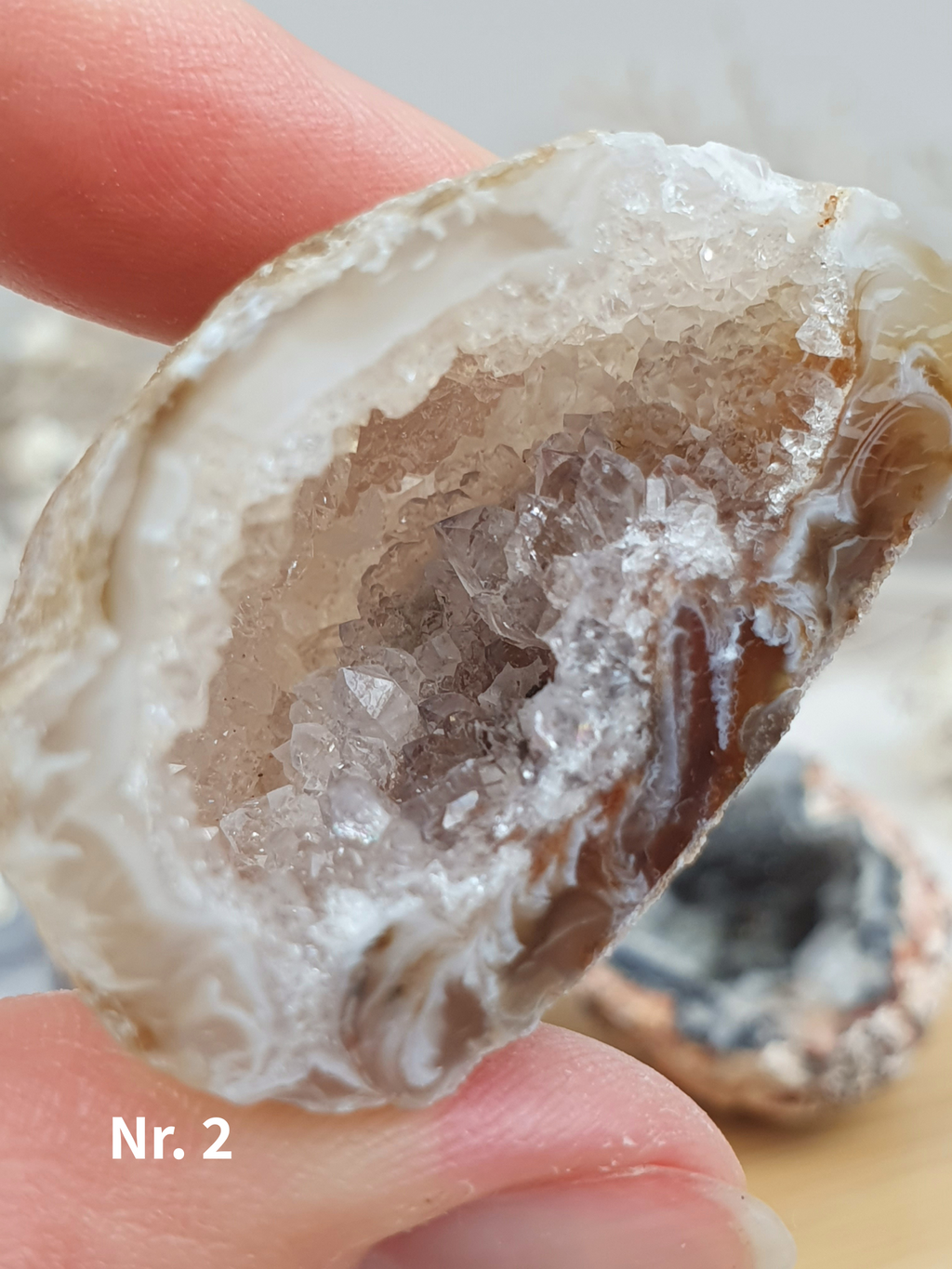 Achat Geoden Hälfte (klein)