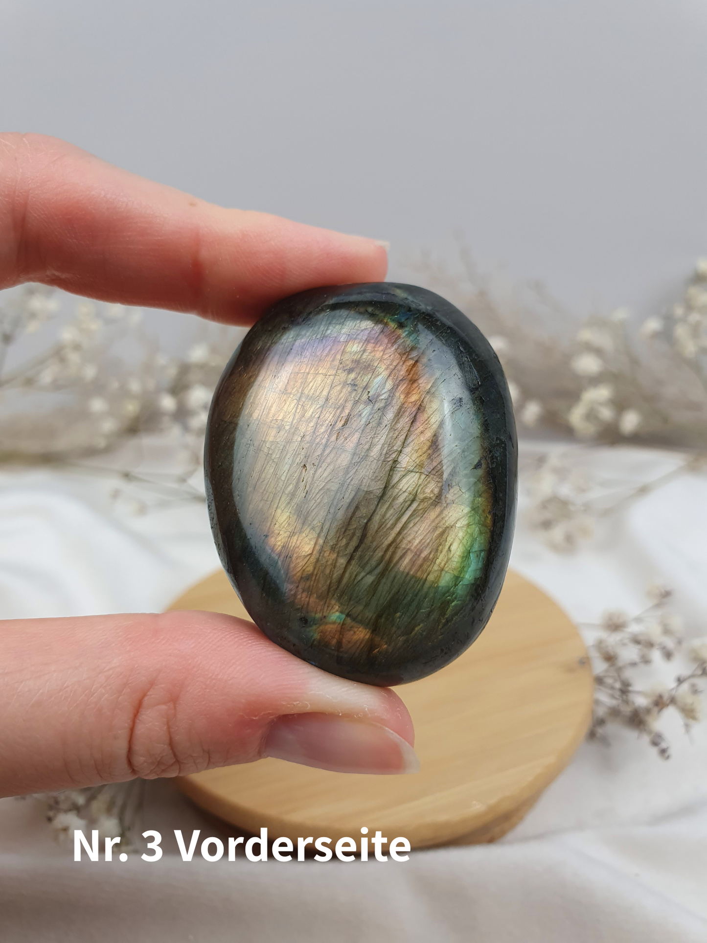 Verschiedene Labradorit Trommelsteine (mittel)