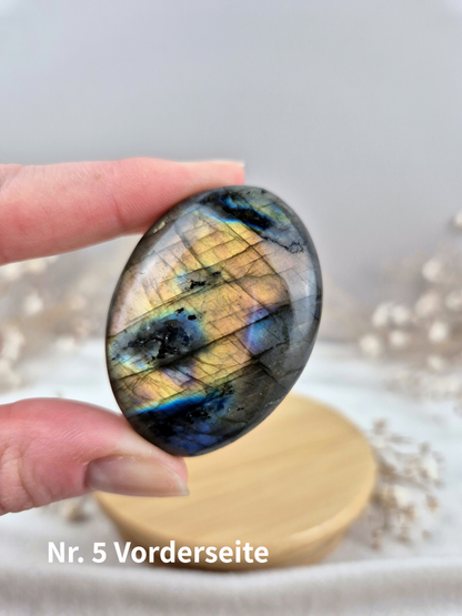 Verschiedene Labradorit Trommelsteine (mittel)